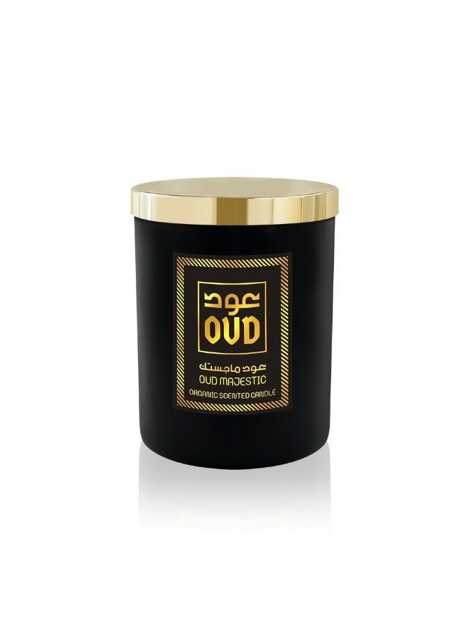 أودلاكس OUD ORGANIC CANDLE MAJESTIC 220ml by OUDLUX - Image 5